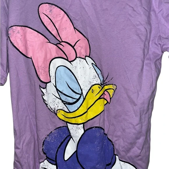 ZARA Lilac Tee with Daisy Duck Design - Picture 5 of 6